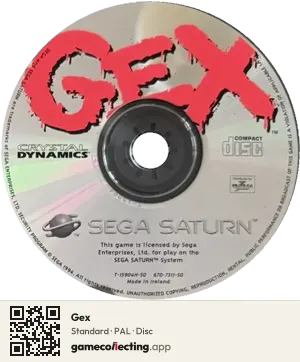 Gex Sega Saturn, PAL disc