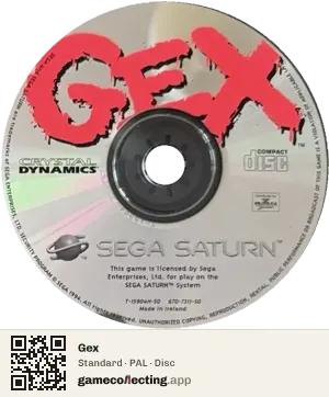 Gex Sega Saturn, PAL disc