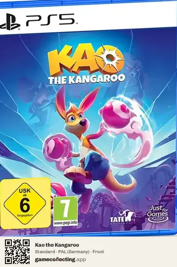 Kao the Kangaroo PlayStation 5, Germany box front