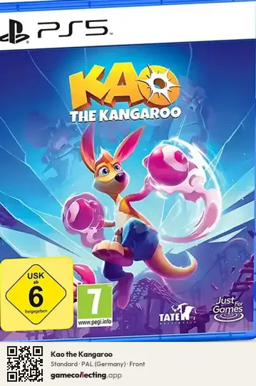 Kao the Kangaroo PlayStation 5, Germany box front