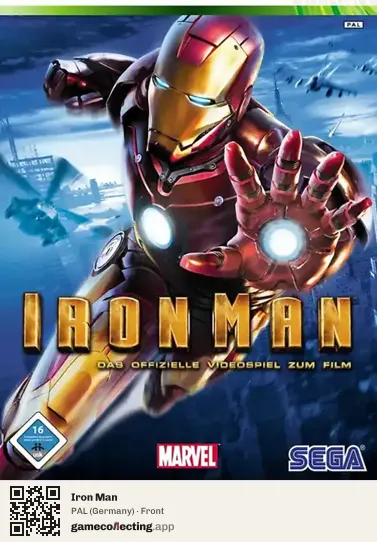 Iron Man Xbox 360, Germany box front