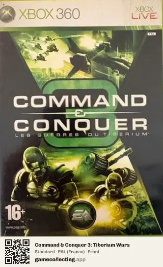 Command & Conquer 3: Tiberium Wars Xbox 360, France box front