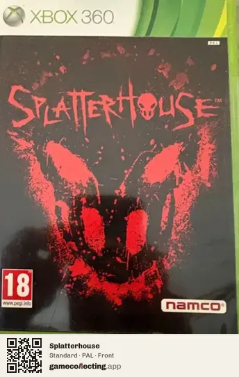 Splatterhouse Xbox 360, PAL box front