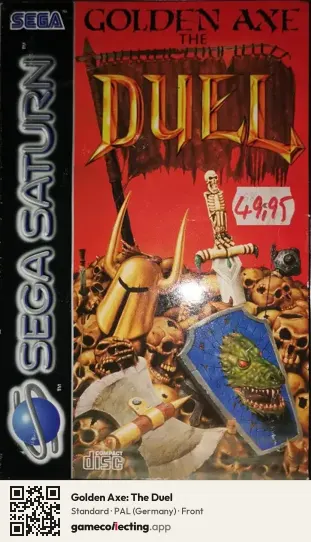 Golden Axe: The Duel Sega Saturn, Germany box front