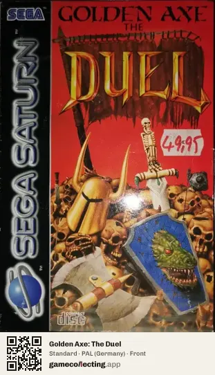 Golden Axe: The Duel Sega Saturn, Germany box front