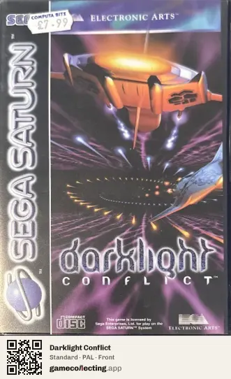 Darklight Conflict Sega Saturn, PAL box front