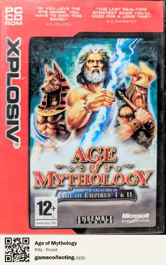 Age of Mythology Computer, PAL box front