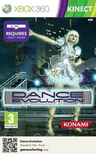 Dance Evolution Xbox 360, PAL box front