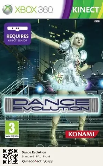 Dance Evolution Xbox 360, PAL box front