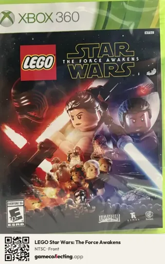 LEGO Star Wars: The Force Awakens Xbox 360, NTSC box front