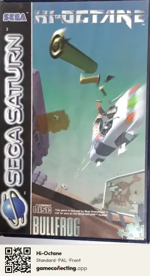 Hi-Octane Sega Saturn, PAL box front