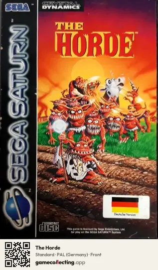 The Horde Sega Saturn, Germany box front