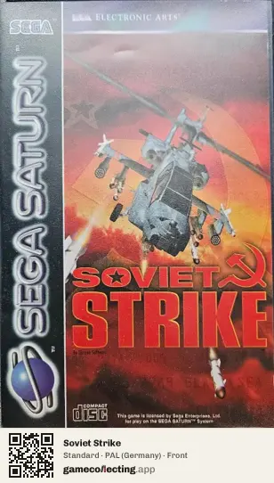 Soviet Strike Sega Saturn, Germany box front