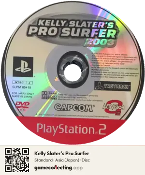 Kelly Slater's Pro Surfer PlayStation 2, Asia disc