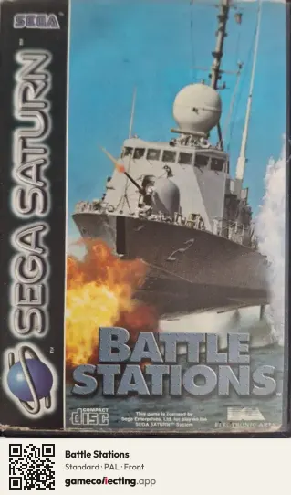 Battle Stations Sega Saturn, PAL box front