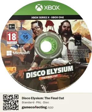 Disco Elysium: The Final Cut Xbox Series X, PAL disc