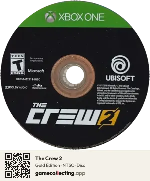The Crew 2 Xbox One, NTSC disc