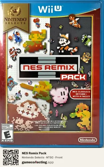 NES Remix Pack Nintendo Wii U, NTSC box front