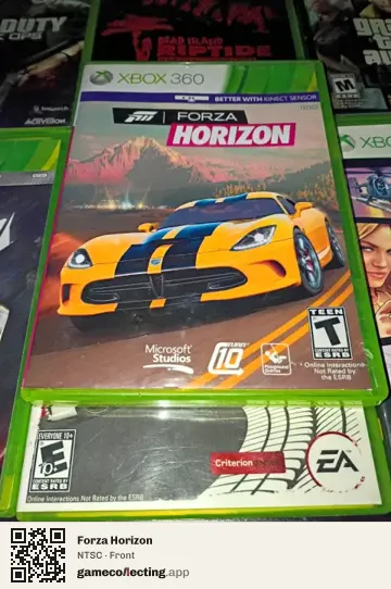 Forza Horizon Xbox 360, NTSC box front