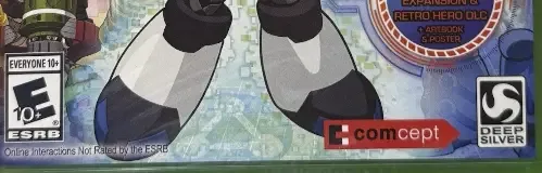 Mighty No. 9, the ESRB box on its front