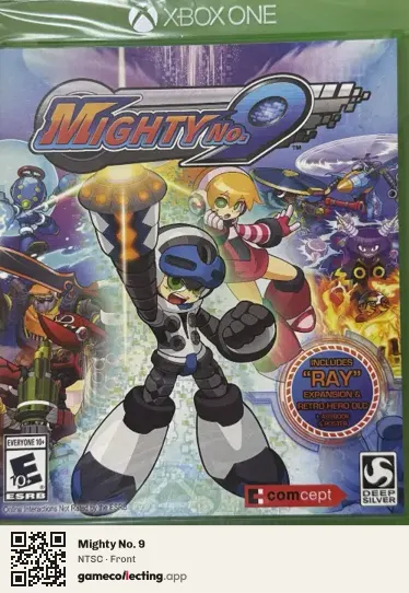Mighty No. 9 Xbox One, NTSC box front