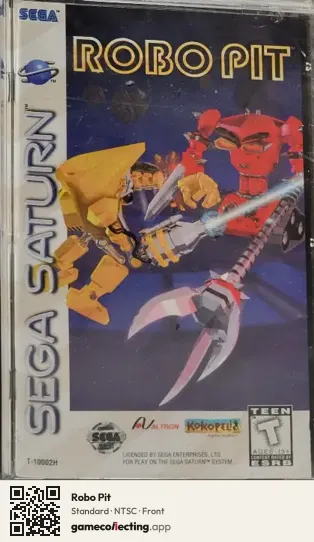 Robo Pit Sega Saturn, NTSC box front