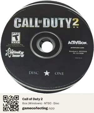 Call of Duty 2 Computer, NTSC disc