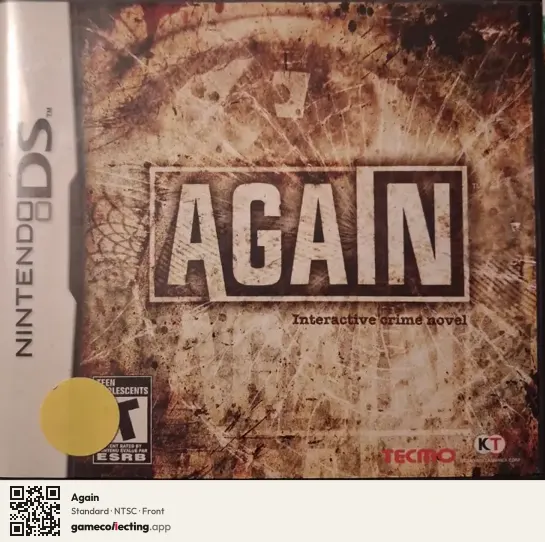 Again Nintendo DS, NTSC box front