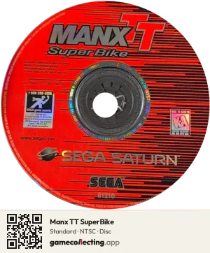 Manx TT SuperBike Sega Saturn, NTSC disc