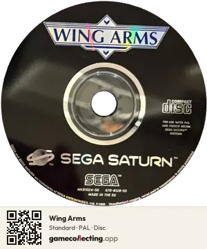 Wing Arms Sega Saturn, PAL disc