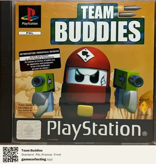 Team Buddies PlayStation, France box front