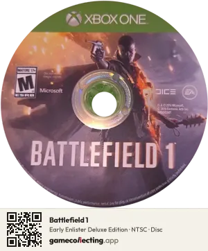 Battlefield 1 Xbox One, NTSC disc