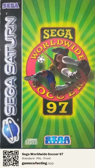 Sega Worldwide Soccer 97 Sega Saturn, PAL box front