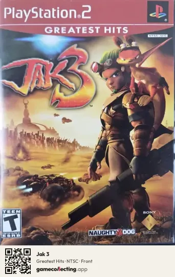 Jak 3 PlayStation 2, NTSC box front