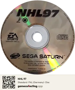 NHL 97 Sega Saturn, PAL disc