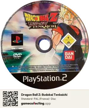 Dragon Ball Z: Budokai Tenkaichi PlayStation 2, PAL disc