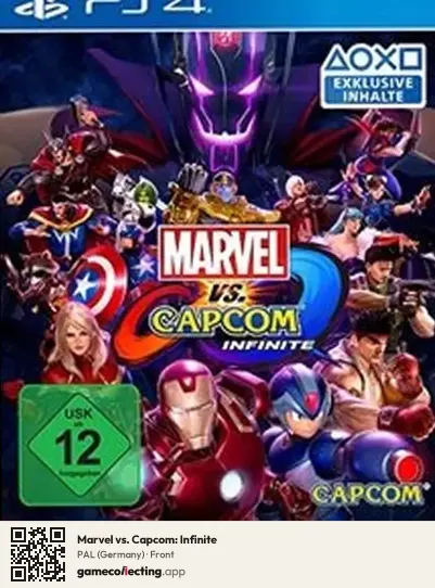Marvel vs. Capcom: Infinite PlayStation 4, Germany box front