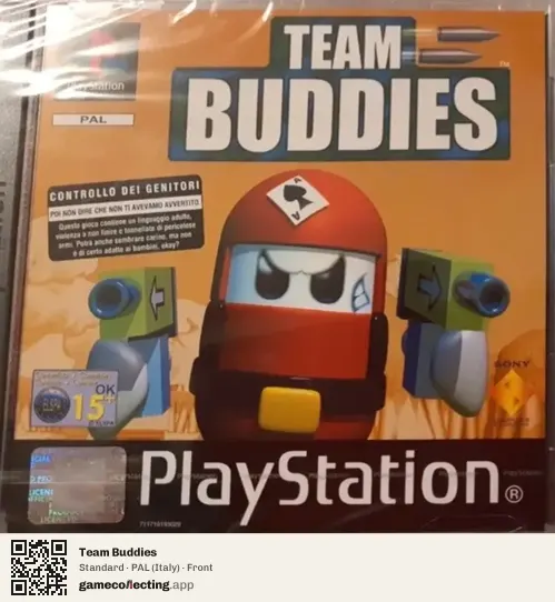 Team Buddies PlayStation, Italy box front