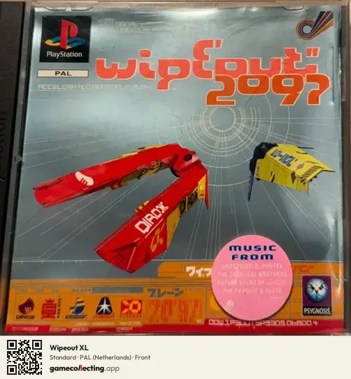Wipeout XL PlayStation, Netherlands box front