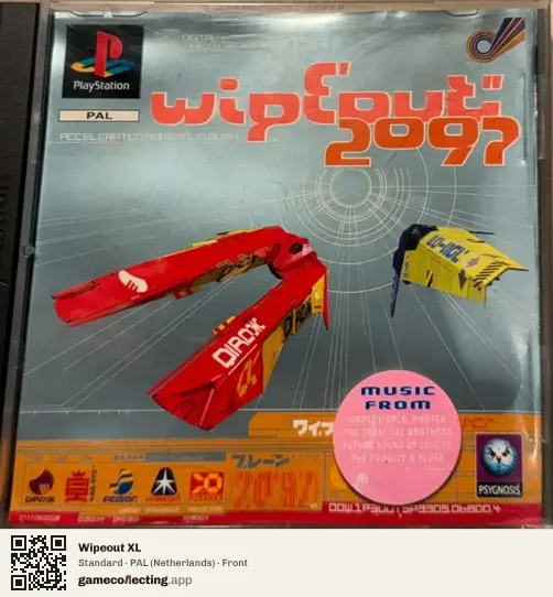 Wipeout XL PlayStation, Netherlands box front