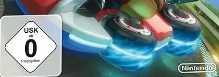 Mario Kart 8, the USK square on its front