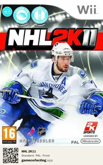 NHL 2K11 Nintendo Wii, PAL box front