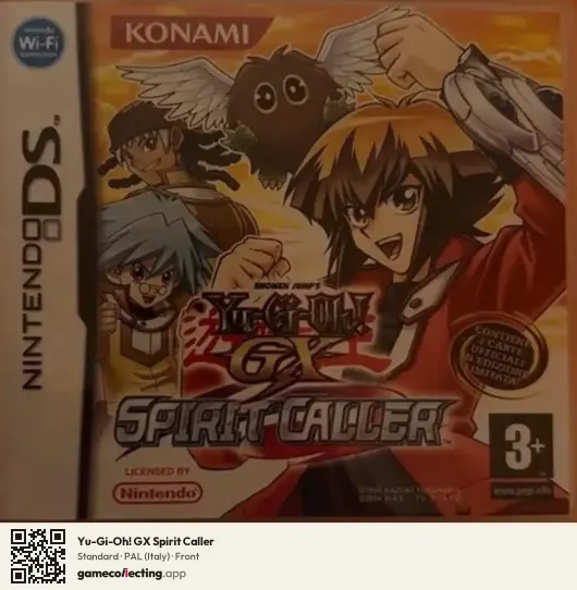 Yu-Gi-Oh! GX Spirit Caller Nintendo DS, Italy box front