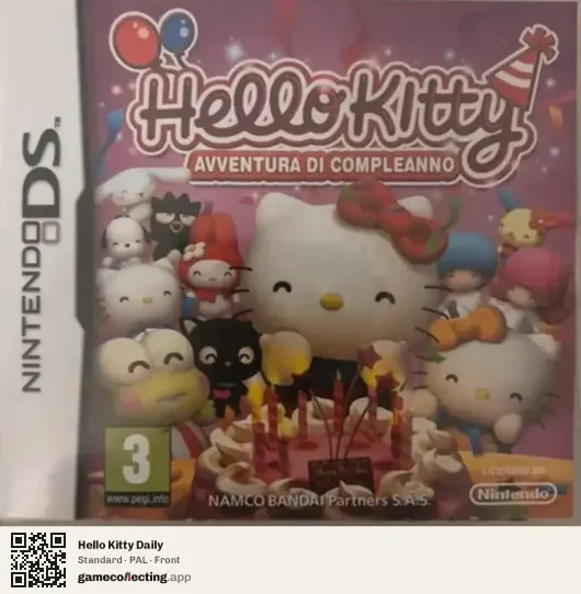 Hello Kitty Daily Nintendo DS, PAL box front