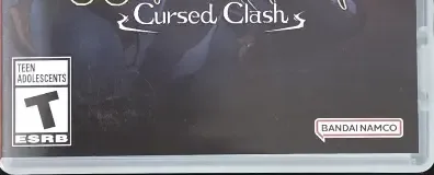 Jujutsu Kaisen: Cursed Clash, the ESRB box on its front