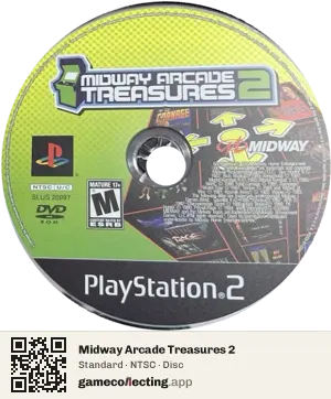 Midway Arcade Treasures 2 PlayStation 2, NTSC disc