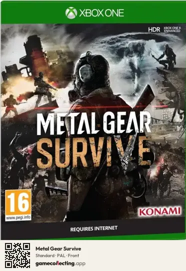 Metal Gear Survive Xbox One, PAL box front