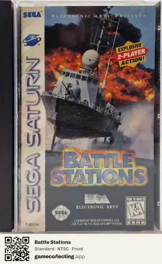 Battle Stations Sega Saturn, NTSC box front