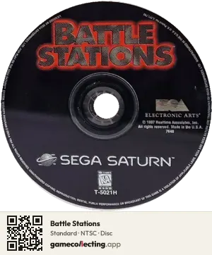 Battle Stations Sega Saturn, NTSC disc