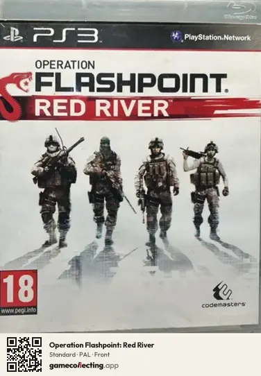 Operation Flashpoint: Red River PlayStation 3, PAL box front